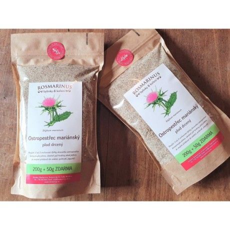 Fructe de ciulin de lapte zdrobite 200g + 50g GRATUIT [product.brand] 1 - Rosmarinus (koreni-krumlov.cz / platce DPH) 