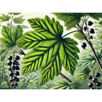 Blackcurrants leaves