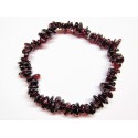 Chopped red garnet bracelet